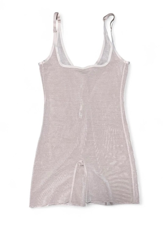 SKIMS Other - SKIMS Sheer Sculpt Bodysuit Clay L Shapewear Shorts Mid Thigh NWT Seamless